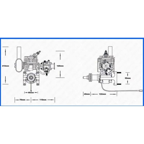 CRRCpro GF40i Gas Engine