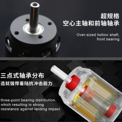 Dualsky XM3036EG-8 KV 1900 320W outrunner inrunner with housing capsuled glider motors