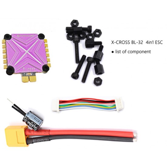 Flycolor X-cross 40A 3-6S 4 IN 1 FPV Brushless ESC