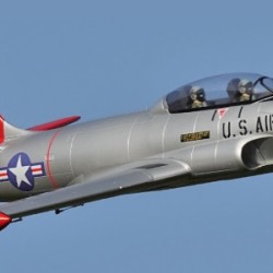 Freewing T-33 Shooting Star USAF 80mm EDF Jet ARF with Servos