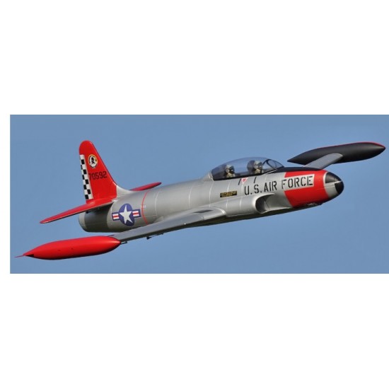 Freewing T-33 Shooting Star USAF 80mm EDF Jet ARF with Servos