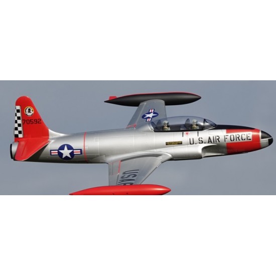 Freewing T-33 Shooting Star USAF 80mm EDF Jet ARF with Servos