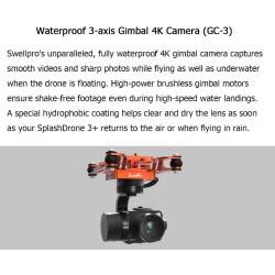 Swellpro Splashdrone 3+ Waterproof Drone for search and rescue, for filming and more
