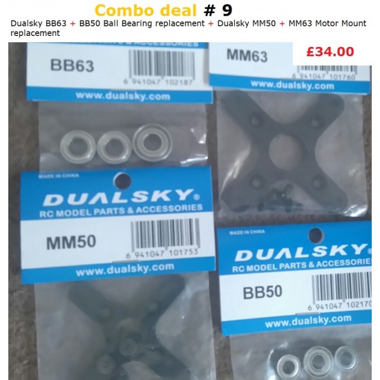 Dualsky BB63, Dualsky BB50, Dualsky MM50, Dualsky MM63 Combo Deal 9