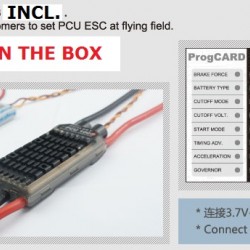 Dualsky PCU100 Power Control Unit for Multi rotor w/ ProgCard included