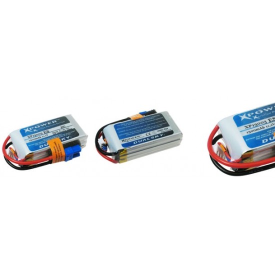 Dualsky XP13003ES Lipo Battery x2