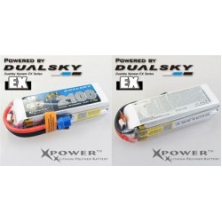 Dualsky XP21003EX Lipo Battery x 2 