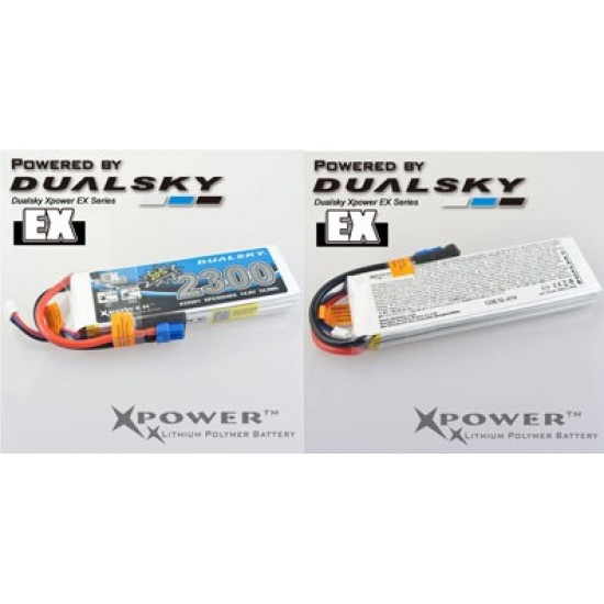 Dualsky XP23004EX Lipo Battery x 2 