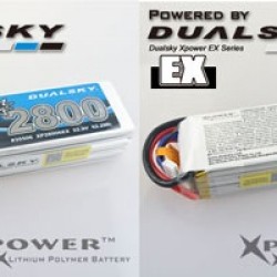 Dualsky XP28002EX Lipo Battery x 2