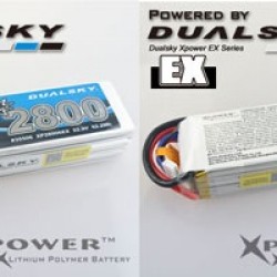 Dualsky XP28004EX Lipo Battery x 2