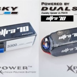 Dualsky XP22506ULT, 500E 3D Heli Battery x2