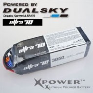 Dualsky XP38503ULT Lipo Battery x2