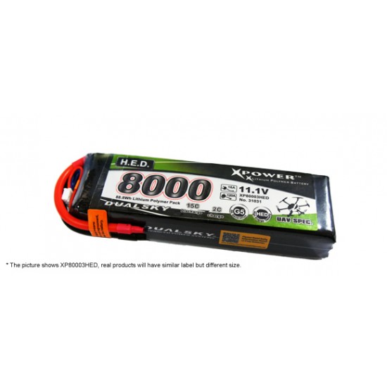 Dualsky XP80005HED Lipo Battery