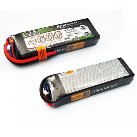 Dualsky XP46006HED Lipo Battery Upgraded to Dualsky XP50006HED