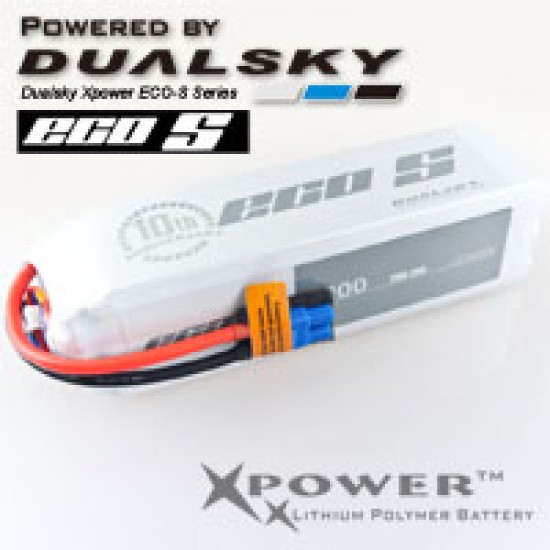 Dualsky XP27002ECO Lipo Battery x3