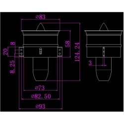 JP Hobby 70mm Full Metal Ducted Fan with Motor