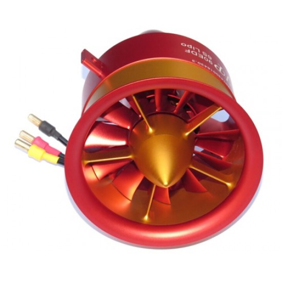 JP Hobby 90mm Full Metal Ducted Fan with Motor 4250 KV1750 (6S) 4250 KV1330(8S) 4250 KV1050(12S)