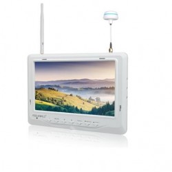 Feelworld 7inch FPV Monitor built-in battery dual 32CH 5.8GHz diversity receivers FPV718