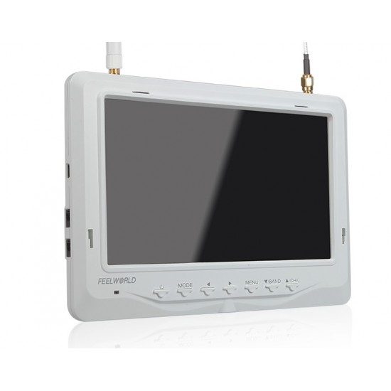 Feelworld 7inch FPV Monitor built-in battery dual 32CH 5.8GHz diversity receivers FPV718