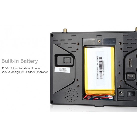 Feelworld 7" built-in battery FPV Monitor FPV732