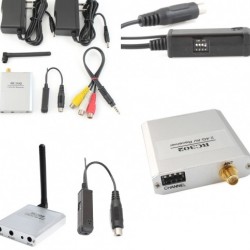 Boscam 2.4G Wireless FPV AV 8Ch Receiver RC302+ Mini CMOS