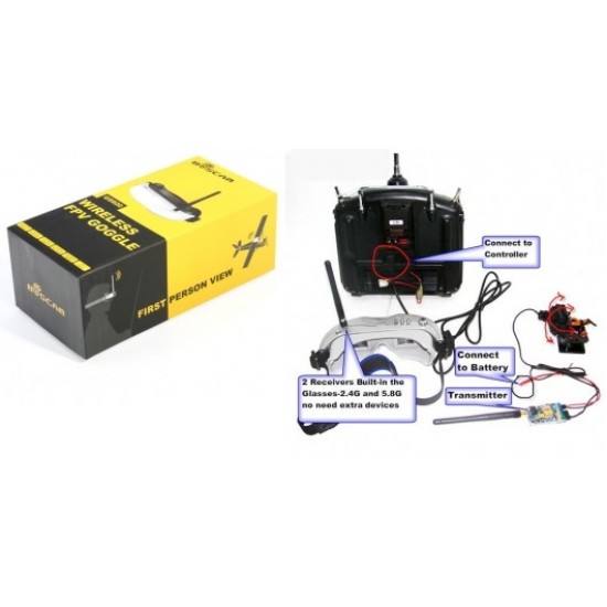 Boscam FV01 FPV with Video Goggle GS922 or GS923 Kit