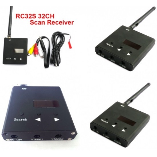 RC32S 5.8Ghz 32ch Scan Receiver Digital Display 