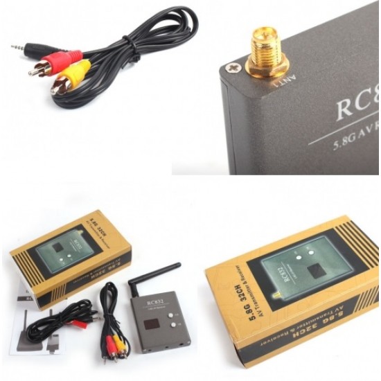 RC832 5.8G AV Receiver RX System 32ch Wireless System