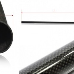 Carbon Fibre Roll Tube 35*32*1000 mm
