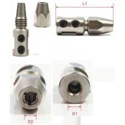 Collet 4X3.18mm Length-A=32mm Dia-A=4mm Dia-B=3.18mm 