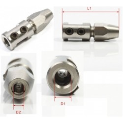 Collet Length-A=32mm Dia-A=5mm Dia-B=3.18mm