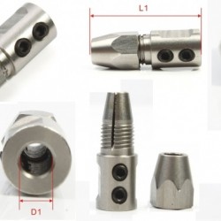 Collet Length=32mm Dia-A=5mm Dia-B=4mm