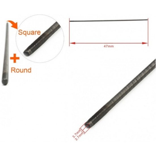 Flexible Axle (Round & Square) Positive Dia. =φ4.76 x 4