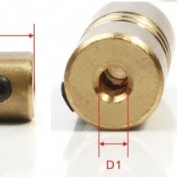 Joint Length-A=18mm Dia-A=2.3mm Dia-B=2.2mm x 5