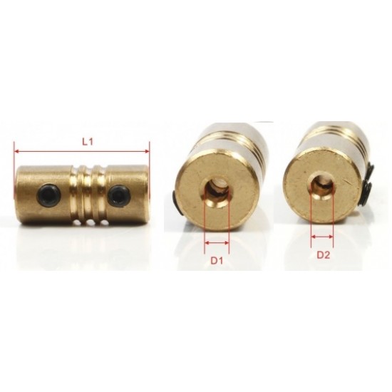 Joint Length-A=18mm Dia-A=2.3mm Dia-B=2.2mm x 5