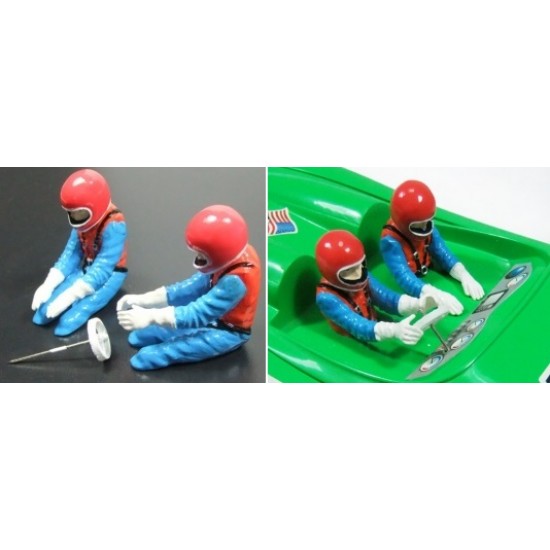 Resin Racing Figure for RC Boat length=32mm 