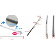 Flexible Axle + Drive Shaft Length-A=350mm for Boats