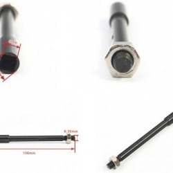 Drive Shaft L=106mm Dia=6.35mm for RC boat x2