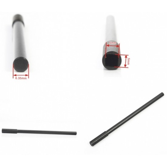 Drive Shaft no screw L=142mm for RC boat x2