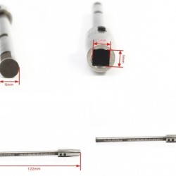 Drive Shaft Length=122mm 1/4 steel