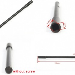 Drive Shaft without screw L=100mm for RC boat x2