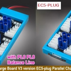 Parallel Charging Board with EC5 Plug and with PL6 PL8 Balance Line
