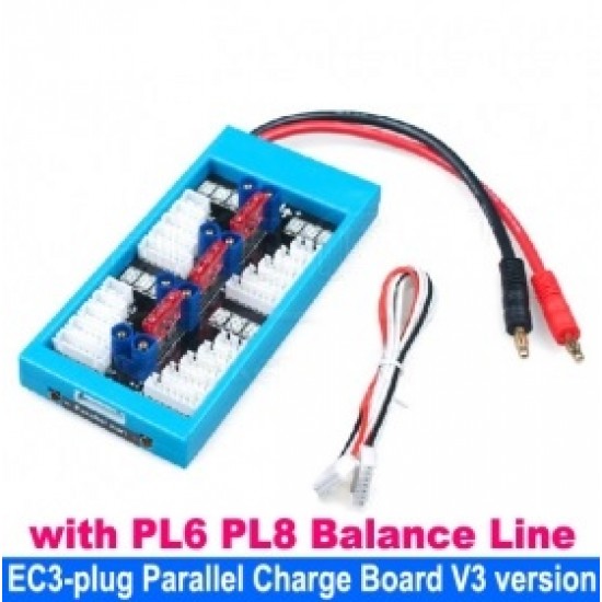 Parallel Charging Board with EC3 Plug and with PL6 PL8 Balance Line
