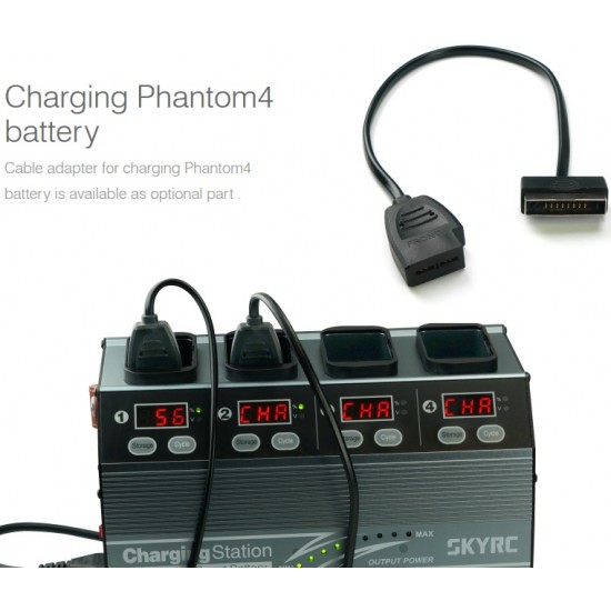 SKYRC Charging Station for Phantom 3 and Phantom 4 Smart Battery