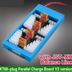 Parallel Charging Board with XT60 Plug and with JST-XH Balance Line