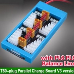 Parallel Charging Board with XT60 Plug and with PL6 PL8 Balance Line