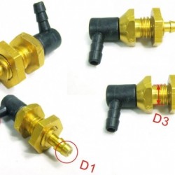 L Type Oil Drum Connector/ Fuller Nozzle D4x M8 x 4