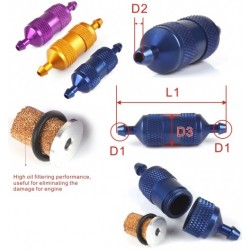 Long Fuel Filter D4xD3xD11.8xL43 for Gas Plane x 4