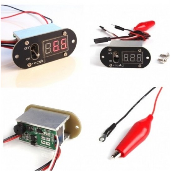 Rccskj nitro ignition CDI with Voltmeter