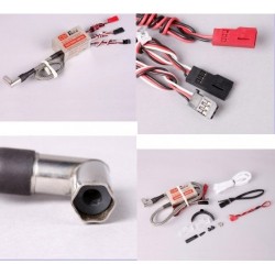 Rcexl single ignition for NGK- ME-8, 1/4-32 spark plug 90 degree